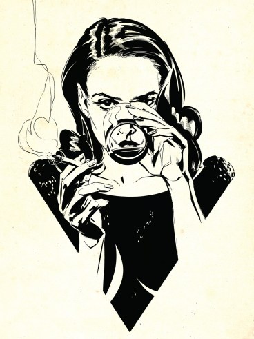 Half Past Danger - Dame inked